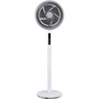 Daewoo DW9007 Ventilador de Pie 80W 25cm 5 Aspas 3 Velocidades con Mando a Distancia